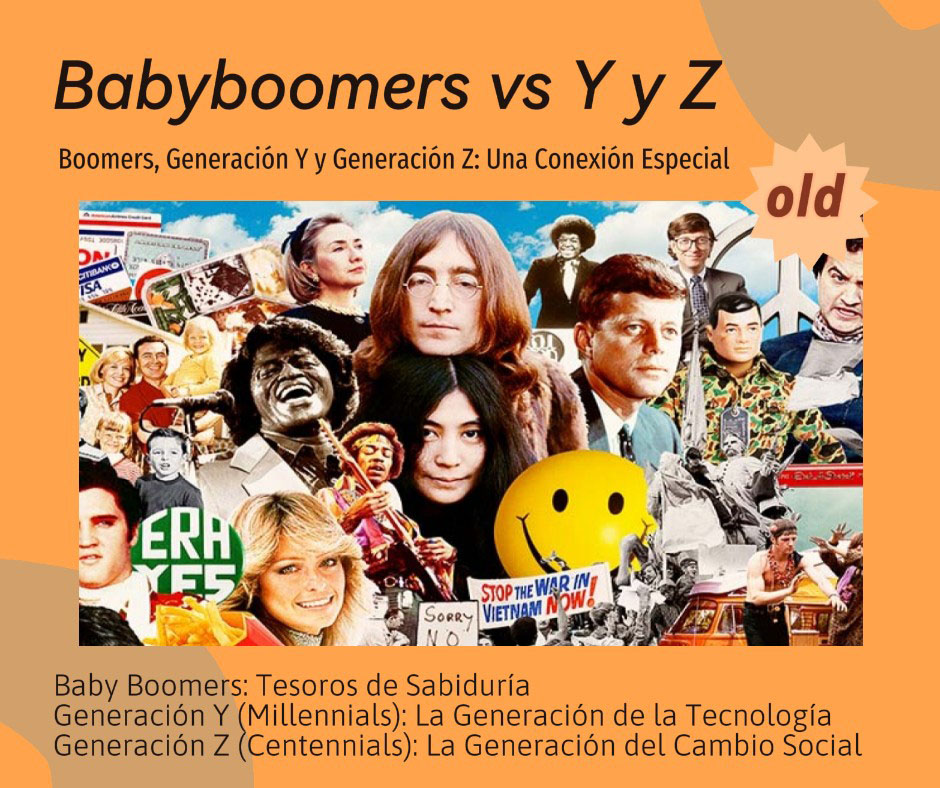 Baby Boomers Generación X Generación Y y Generación Z Conexión