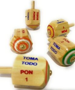 Pirinolas de madera Toma todo con punta de metal