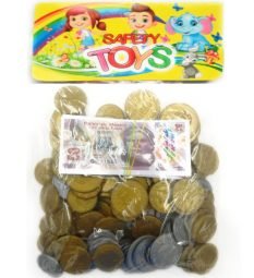 “Kit Educativo: Billetes y Monedas Didácticos en Bote Translúcido 📘💰”