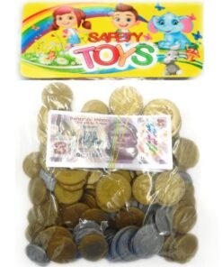 “Kit Educativo: Billetes y Monedas Didácticos en Bote Translúcido 📘💰”