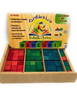 Cajón Bancubi  juego educativo de cubos de madera