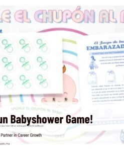 Coloca el Chupón al Bebé - Juegos de Mayoreo para Baby Showers