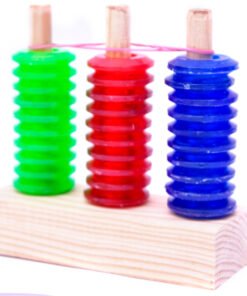 Ábaco horizontal de madera - Wiwi Didácticos de mayoreo