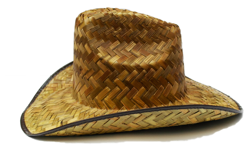 Sombreros Vaqueros Quemados de paja -Estilo Auténtico Mexicano