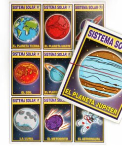 Lotería Didáctica El Sistema Solar- Wiwi Loterías de Mayoreo