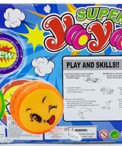 Yoyo de luz con emojis 12 piezas- Juegos y juguetes