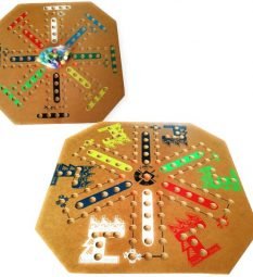 Tablero Doble Cara No te Enojes - Diversión Garantizada para 6 y 8 Jugadores