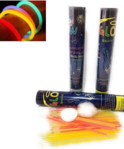 Pulseras de Luz Bote con 45 Neon Cyalume Colores Fiesta