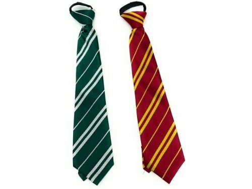 Corbata Harry Potter Slytherin Y Gryffindor Disfraz Hogwarts paq 2 piezas