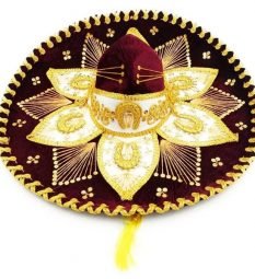 Sombrero Mexicano Charro Charra Mariachi o China para Adulto
