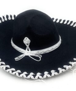 Sombrero de Charro, Charra, China o Mariachi, también de caporal, es un accesorio hecho a mano con adornos pegados (NO SON BORDADOS), alegórico y festivo, listo para tu disfraz, fiesta, evento o como adorno en tu bar, antro, cantina o la estancia de tu casa o negocios. Este producto es artesanal, hecho a mano por artesanos, lo cual lo hace imperfecto
