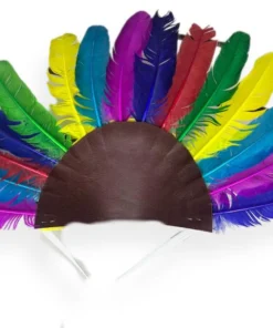 Penachos de Plumas Naturales para Disfraces y personificaciones