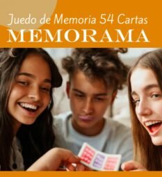 Descarga Juego de Memoria para imprimir 54 cartas hechas con AI