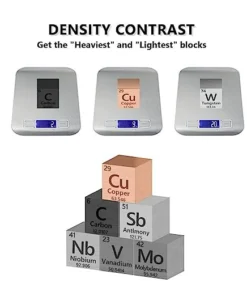 Alternative view of Metal Element Cube  High Purity, Periodic Table Of Elements Collection For Element Collections Hobbies, Pure Tungsten Cube, Iron, Aluminum, Bismuth,