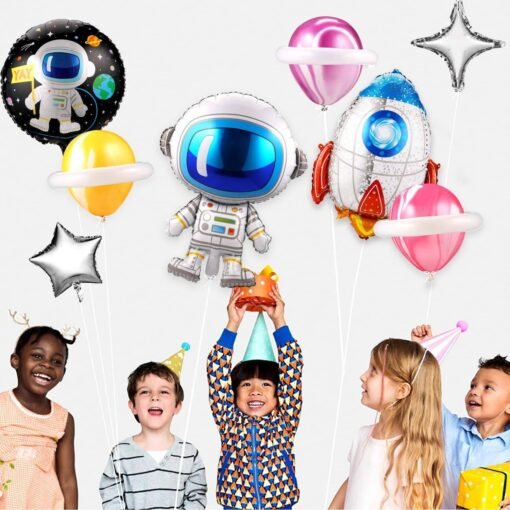 Kit Globos Astronauta Azul (55 Piezas) – Fiesta Espacial Viral - Imagen 3