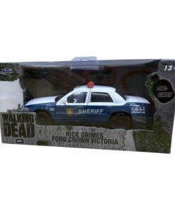 ¡Sobrevive al Apocalipsis con el Ford Crown Victoria de Rick Grimes! 🧟‍♂️ Edición Coleccionista 1:32 Jada Toys