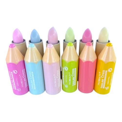 Lip Balm de Lápiz de Colores Cajita con 24 Piezas - Imagen 3