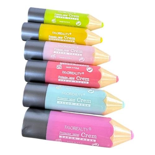 Lip Balm de Lápiz de Colores Cajita con 24 Piezas - Imagen 4