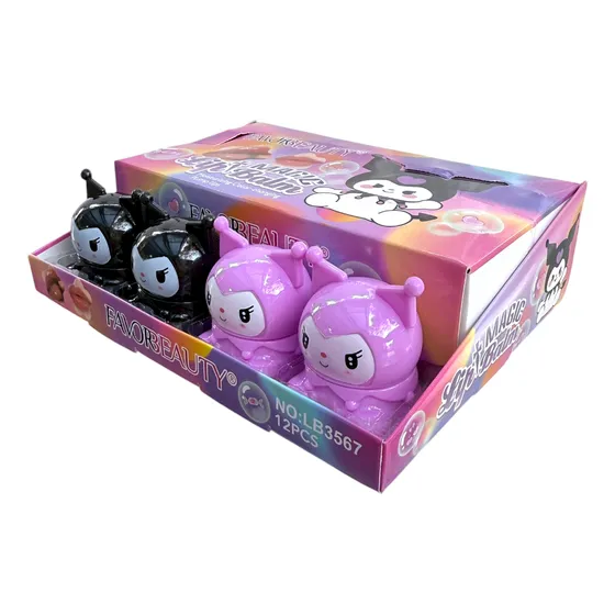 Lip Balm de Kuromi Cajita con 12 Piezas - Imagen 4