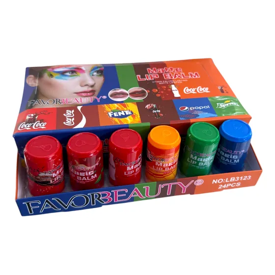 Lip Balm de Refresco Hidratante Caja 24 Piezas - Imagen 9