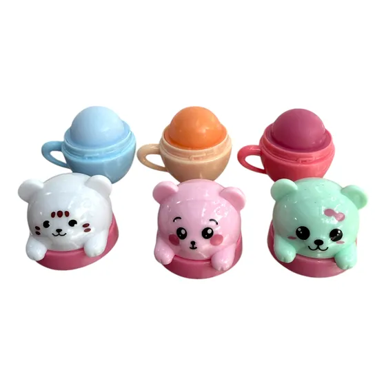 Lip Balm de Ositos Cajita con 24 Piezas - Imagen 3