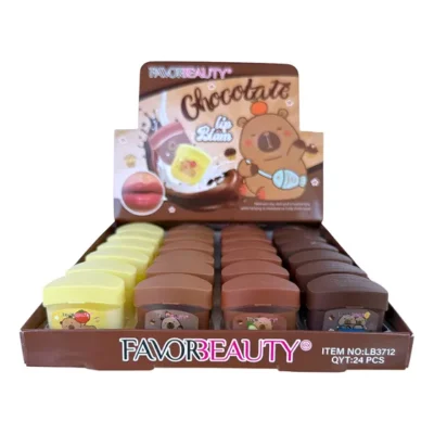 Lip Balm de Capibara Cajita con 24 Piezas