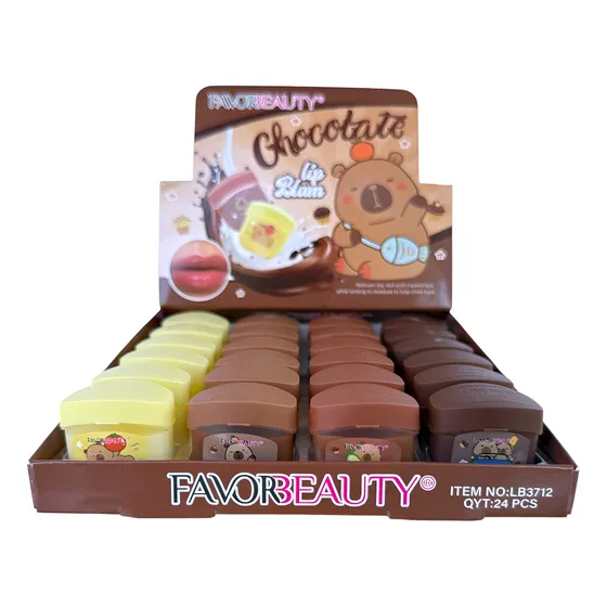 Lip Balm de Capibara Cajita con 24 Piezas