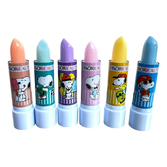 Lápiz Labial de Snoopy Cajita con 24 Piezas de Colores - Imagen 3