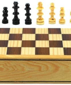 Ajedrez de madera 20 cm # 6 – Wiwi juegos mayoreo