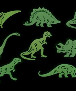 Dinosaurios Glow in the dark 8 piezas - ilumina el jurásico de tu espacio