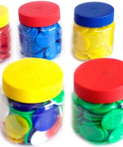 Bote de Ficha mediana 100 piezas-Wiwi Juegos de mayoreo