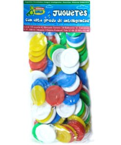 Fichas de 2.8 cm plástico 100 piezas-Wiwi Juegos mayoreo