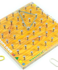 Geoplano Chico de Madera -Wiwi Juegos de mayoreo