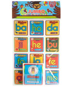 Lotería Didáctica Jumbo Sílabas I - Wiwi Loterías de Mayoreo