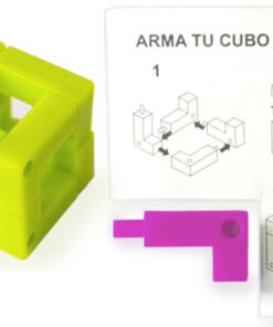 Agrega a tu carrito de compras desde 1 piezas al precio individual o paquetes de 6 al mejor precio de mayoreo de estos rompecabezas tridimensionales 25 mm con 8 pzs, juguetes educativos - mini arma tu cubo