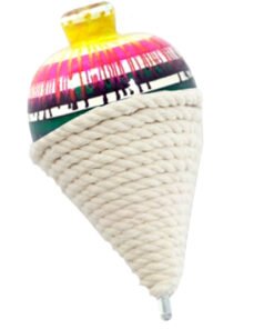 Trompo de madera popular artesanal 12 cm - Wiwi mayoreo