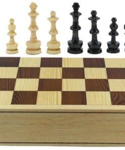 Ajedrez de madera 25 cm # 5 – Wiwi juegos mayoreo
