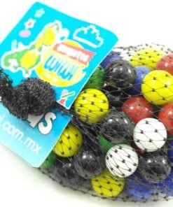 Canicas Ponche # 00 con 60 piezas-Wiwi juegos de mayoreo