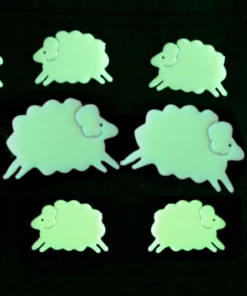 Contando Ovejas Glow in the dark 12 piezas-Wiwi mayoreo