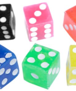 Dados # 4 sólidos 100 piezas – Wiwi juegos de mayoreo