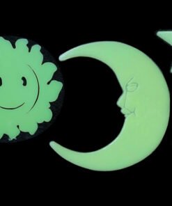 Sol y Luna Glow in the dark 4 piezas-Wiwi de mayoreo