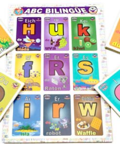 Lotería Didáctica Abecedario Bilingüe - Wiwi Loterías de Mayoreo