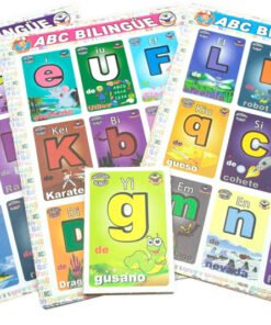 Lotería Didáctica Abecedario Bilingüe - Wiwi Loterías de Mayoreo