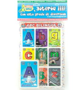 Lotería Didáctica Abecedario Bilingüe - Wiwi Loterías de Mayoreo