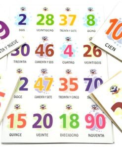 Lotería Didáctica de Los Números - Wiwi Loterías de Mayoreo