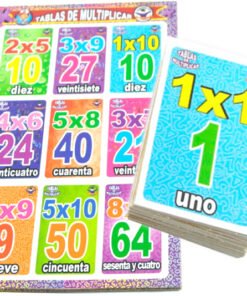Lotería Didáctica de Las Multiplicaciones - Wiwi Loterías Mayoreo