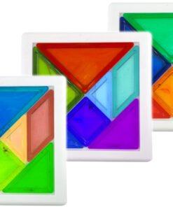 Juego de Tangram Chico de plástico-Wiwi Juegos de mayoreo